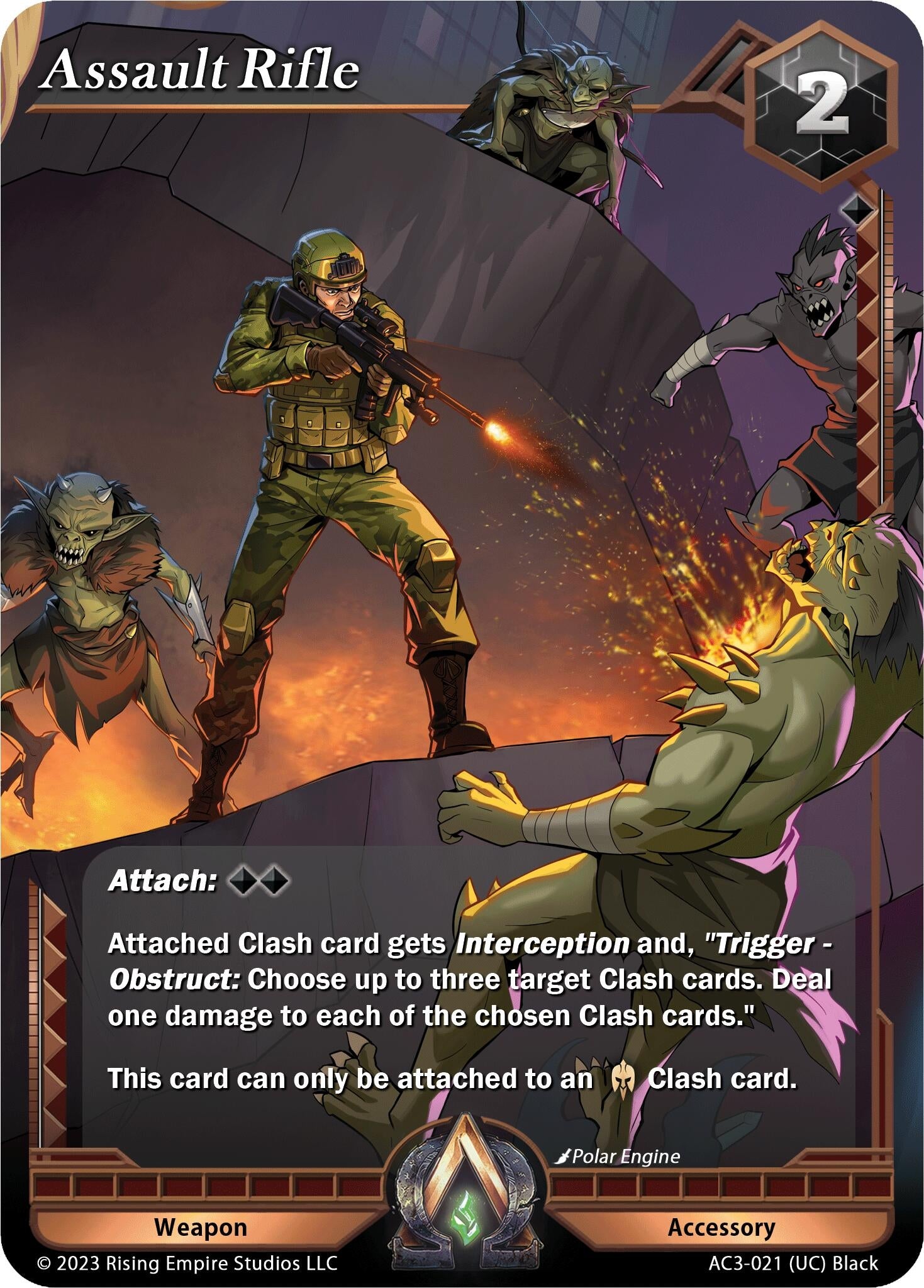 Image for Assault Rifle (Unrivaled) (AC3-021) - Alpha Clash