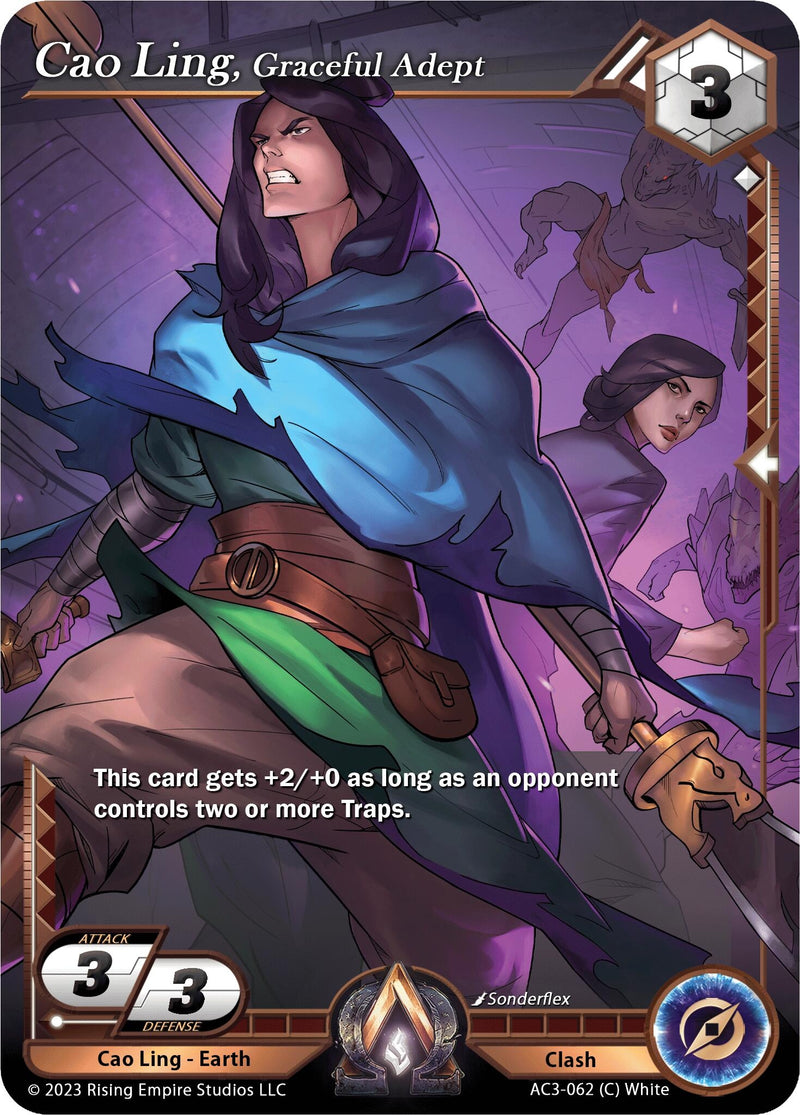 Image for Cao Ling, Graceful Adept (Unrivaled) (AC3-062) - Alpha Clash
