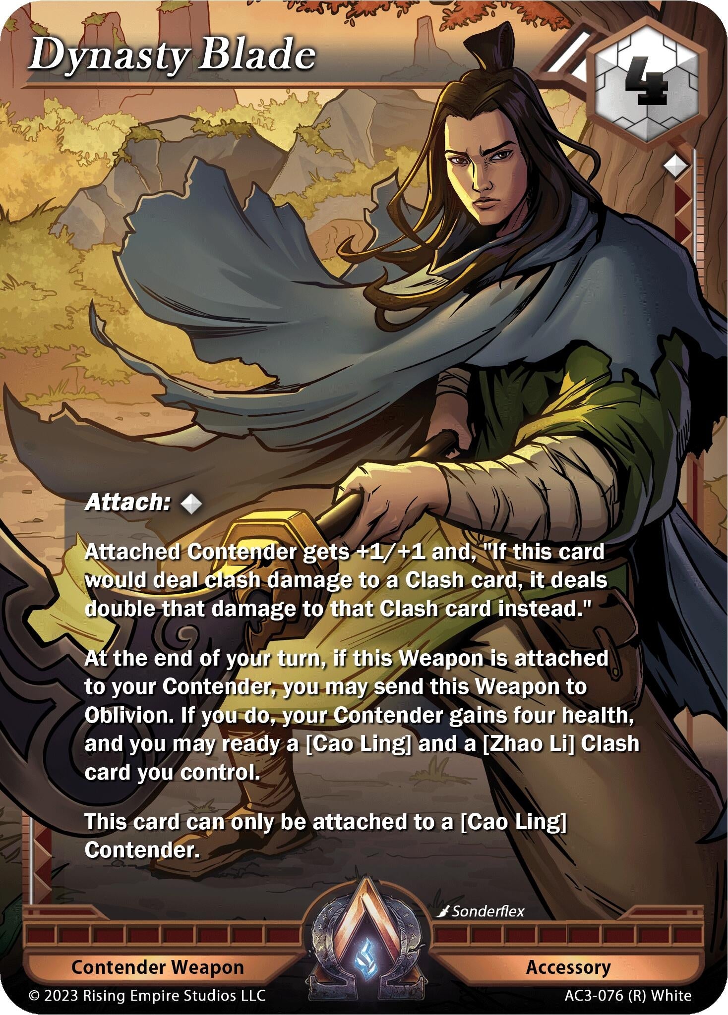Image for Dynasty Blade (Unrivaled) (AC3-076) - Alpha Clash