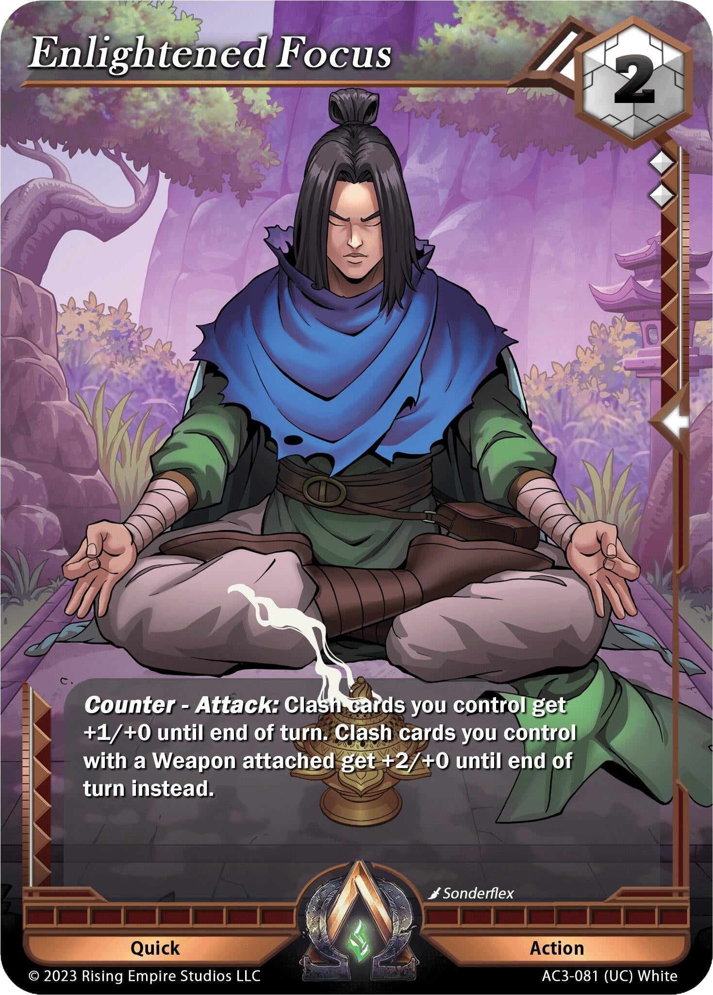 Image for Enlightened Focus (Unrivaled) (AC3-081) - Alpha Clash