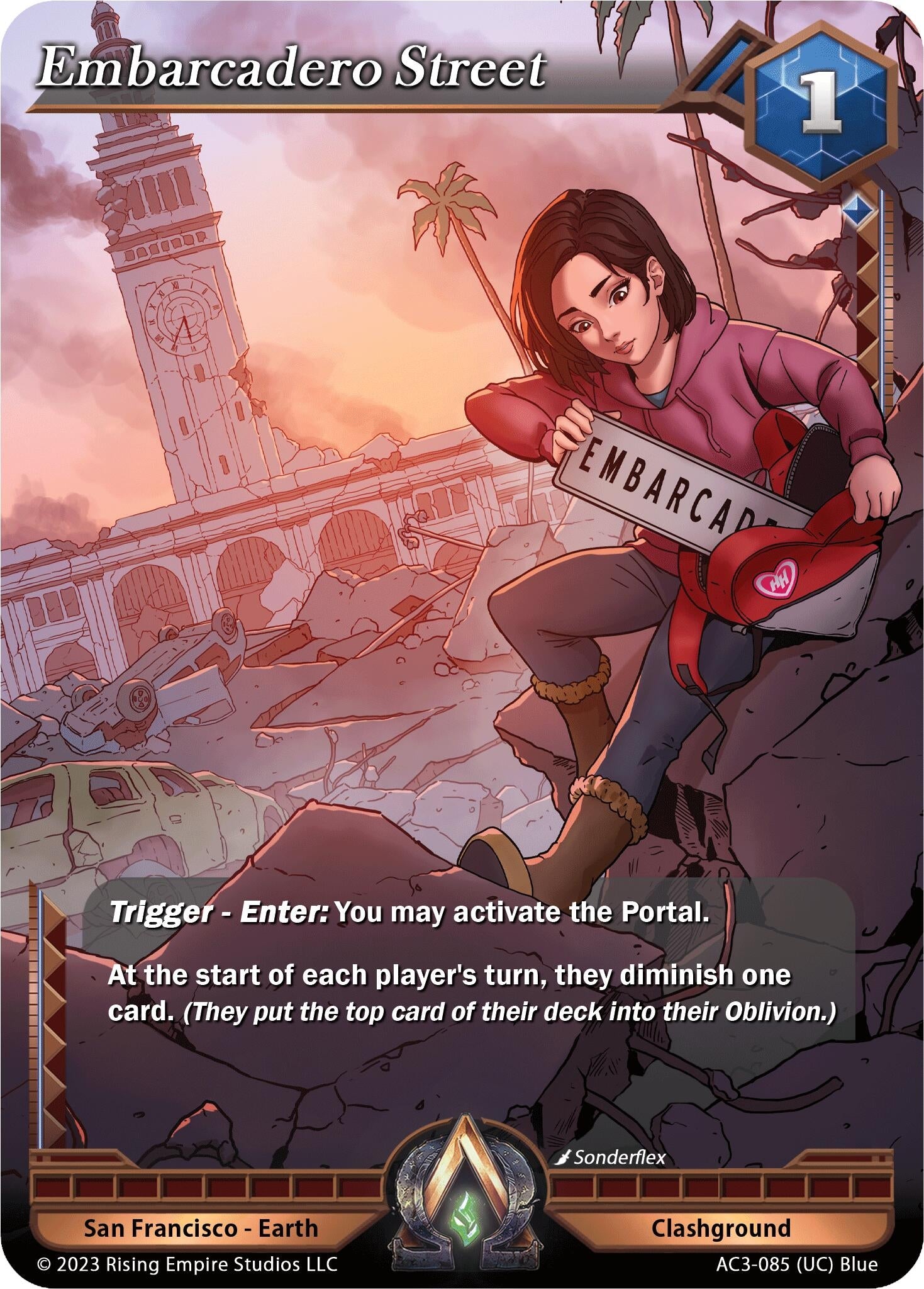 Image for Embarcadero Street (Unrivaled) (AC3-085) - Alpha Clash
