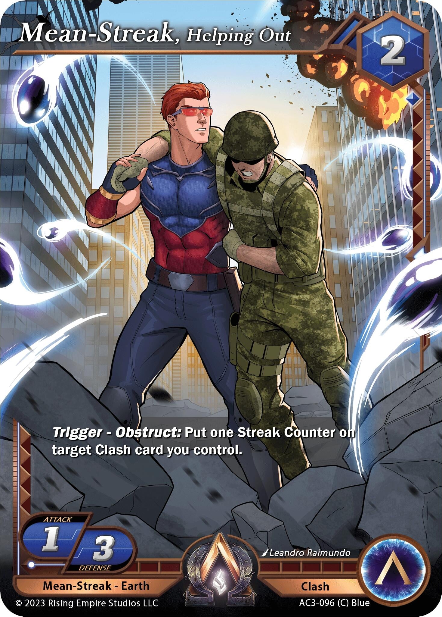 Image for Mean-Streak, Helping Out (Unrivaled) (AC3-096) - Alpha Clash