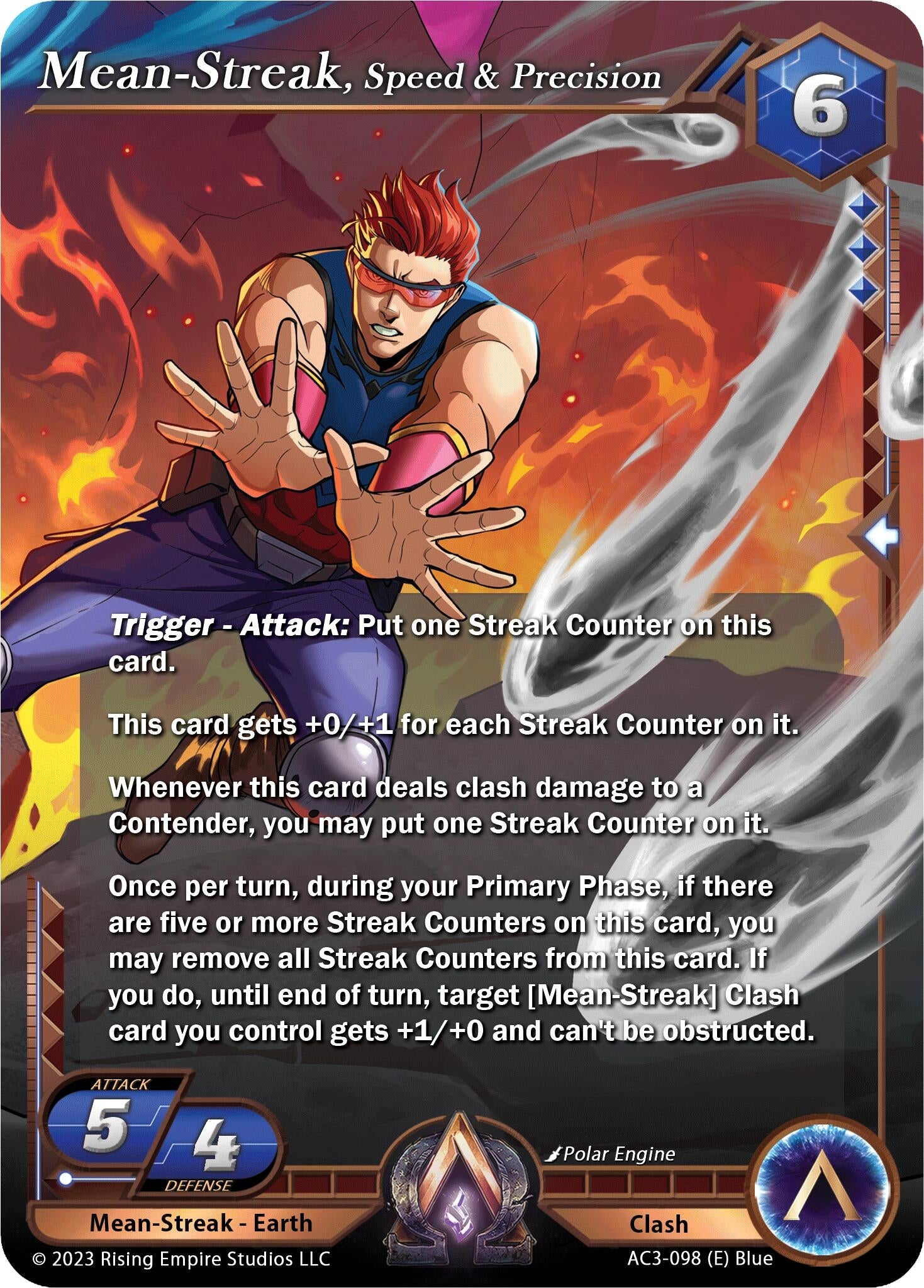 Image for Mean-Streak, Speed & Precision (Unrivaled) (AC3-098) - Alpha Clash