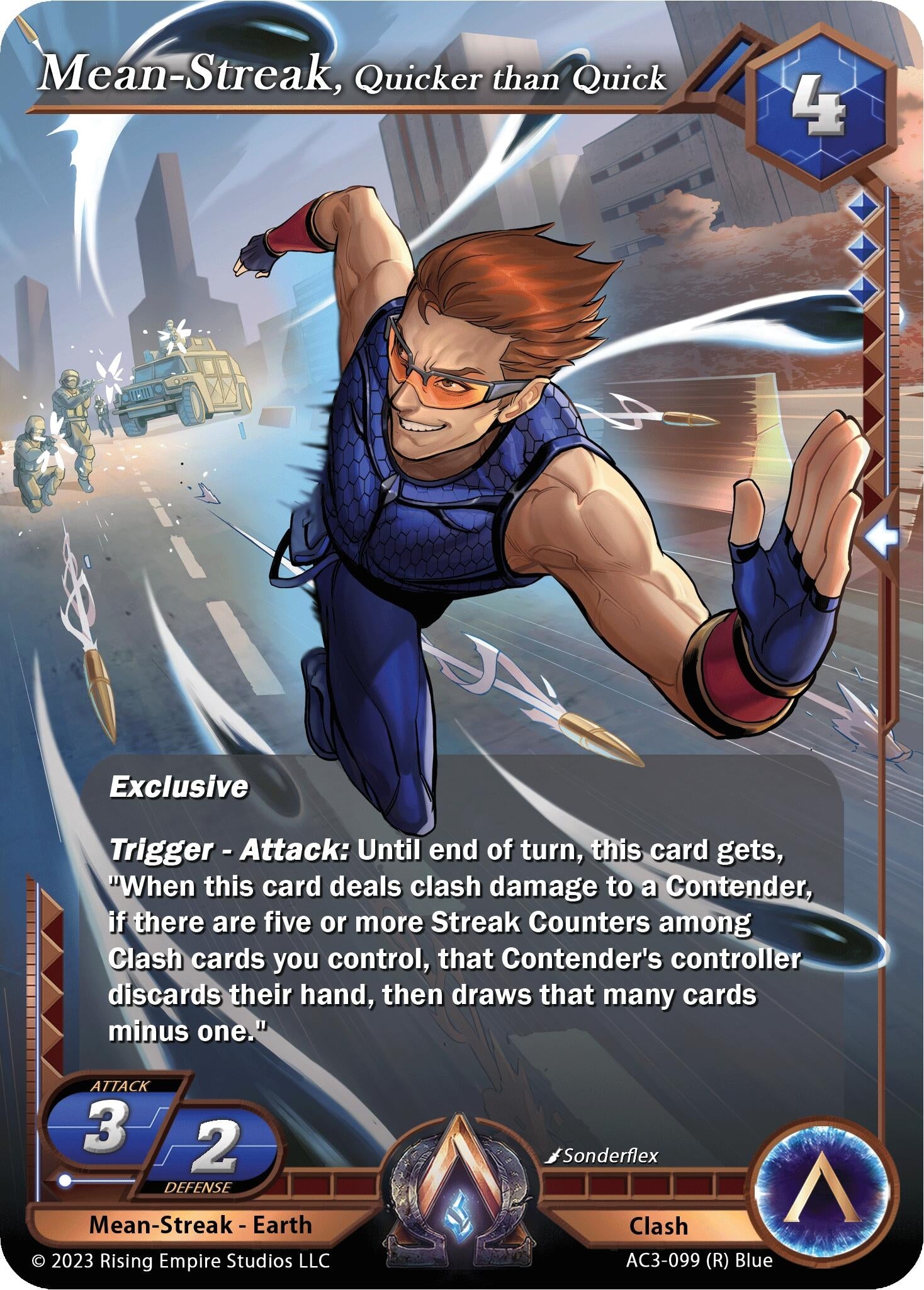Image for Mean-Streak, Quicker than Quick (Unrivaled) (AC3-099) - Alpha Clash