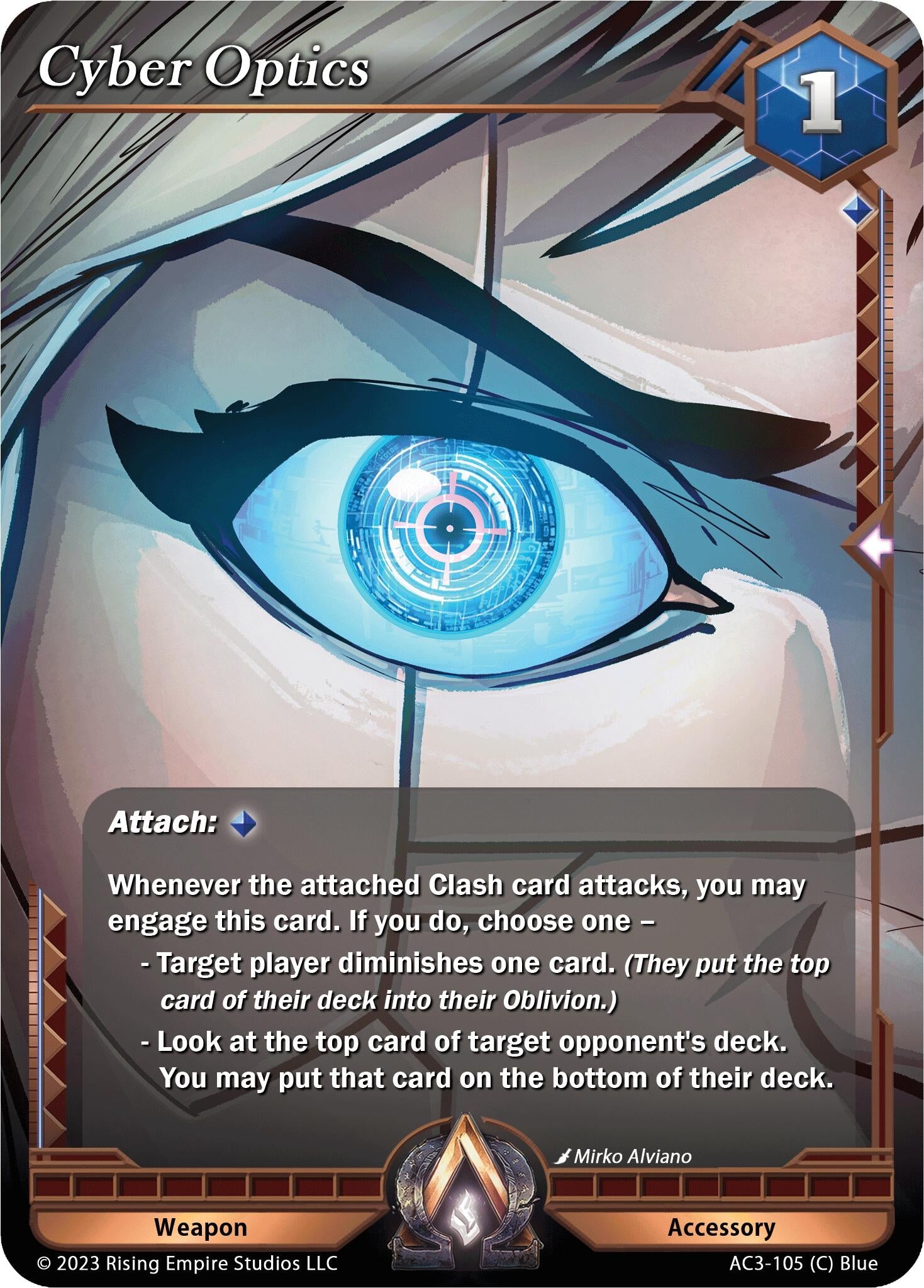 Image for Cyber Optics (Unrivaled) (AC3-105) - Alpha Clash