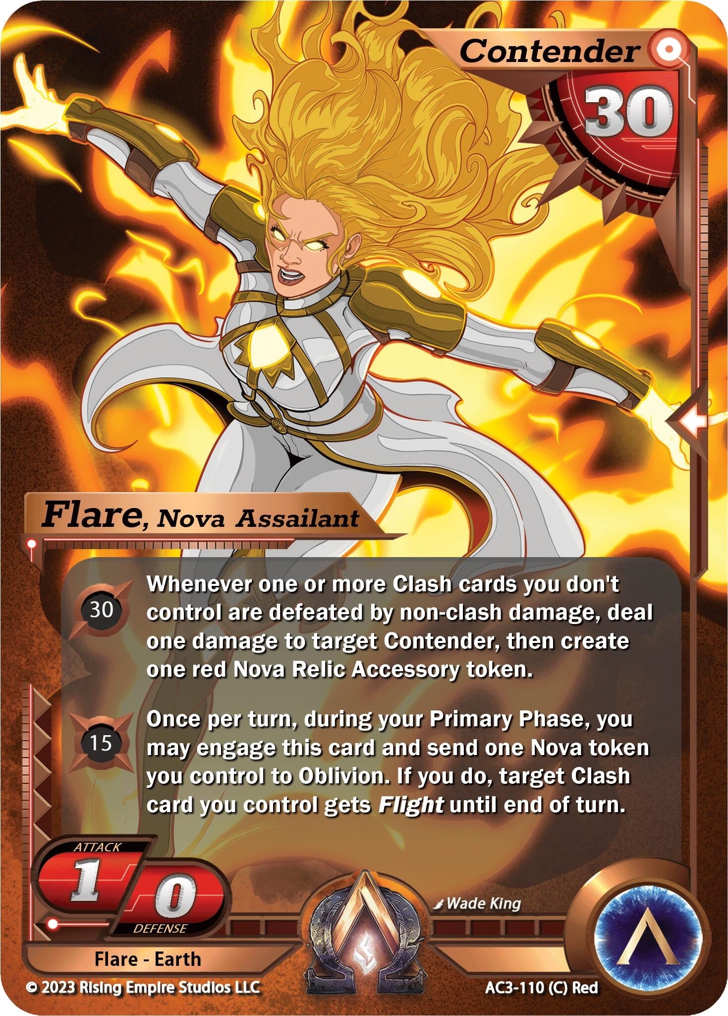 Image for Flare, Nova Assailant (Unrivaled) (AC3-110) - Alpha Clash