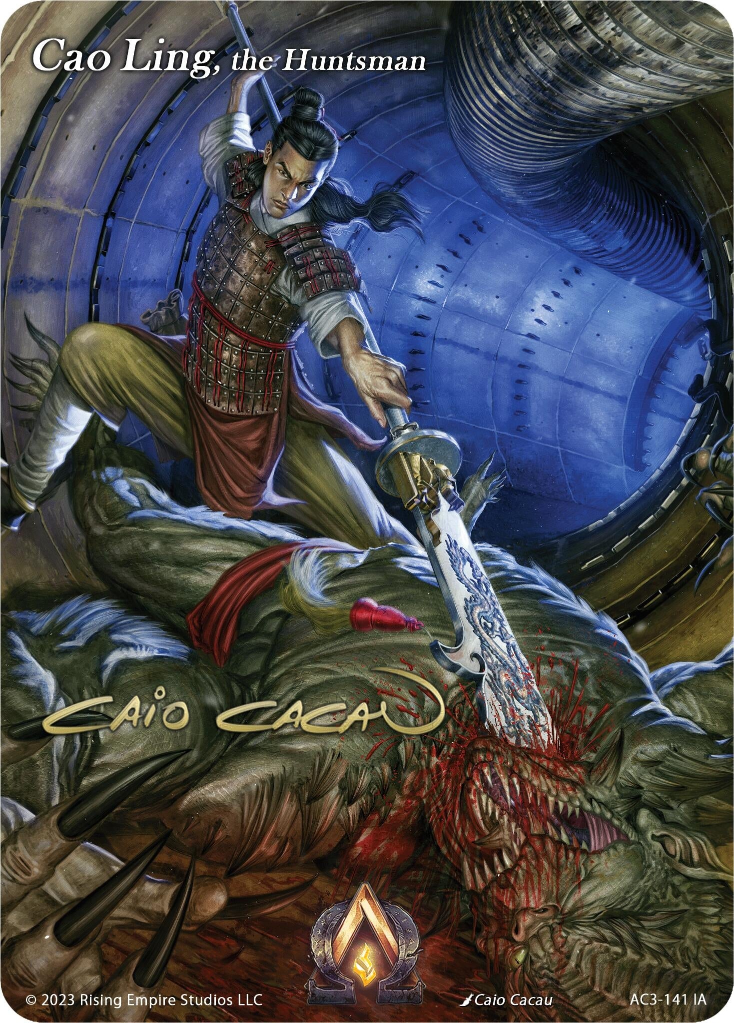 Image for Cao Ling, the Huntsman (Iconic Art) (Unrivaled) (AC3-141) - Alpha Clash