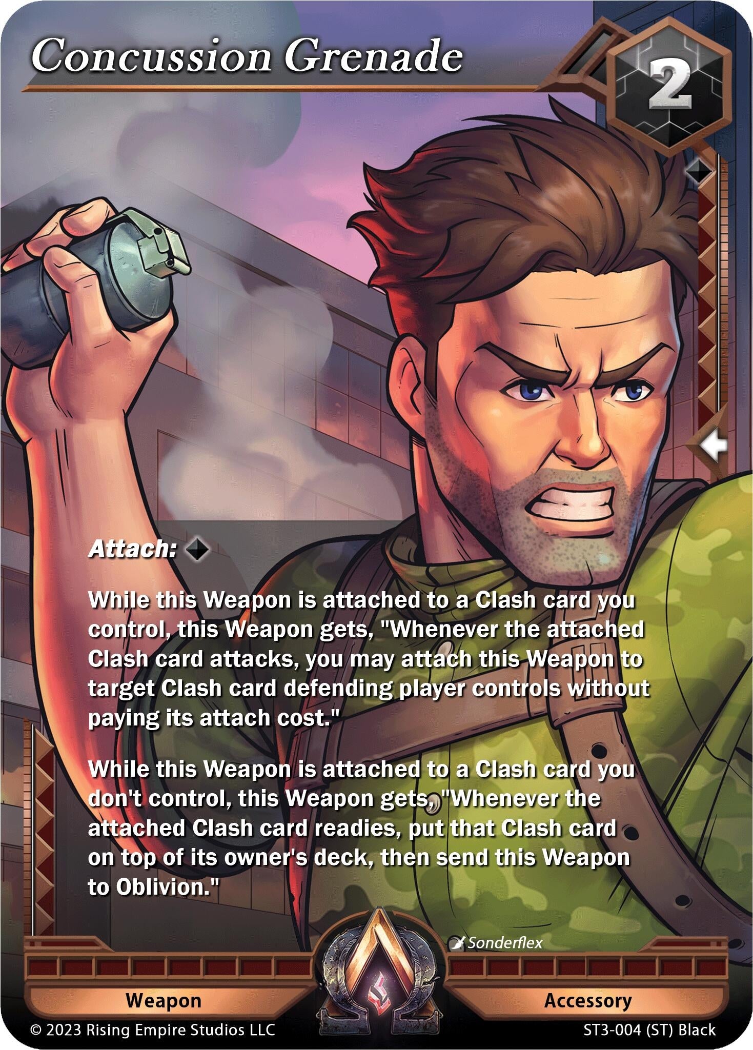 Image for Concussion Grenade (Unrivaled) (ST3-004) - Alpha Clash