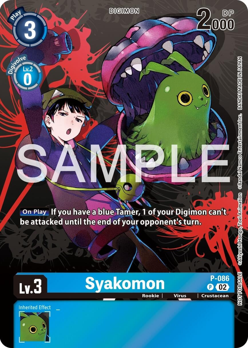 Image for Syakomon - P-086 (Official Tournament Pack Vol.13) (D-PR) (P-086 P) - Digimon Card Game