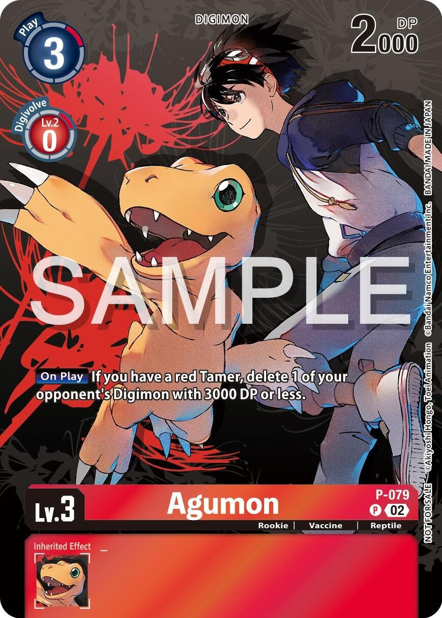 Image for Agumon - P-079 (Official Tournament Pack Vol.13) (D-PR) (P-079 P) - Digimon Card Game