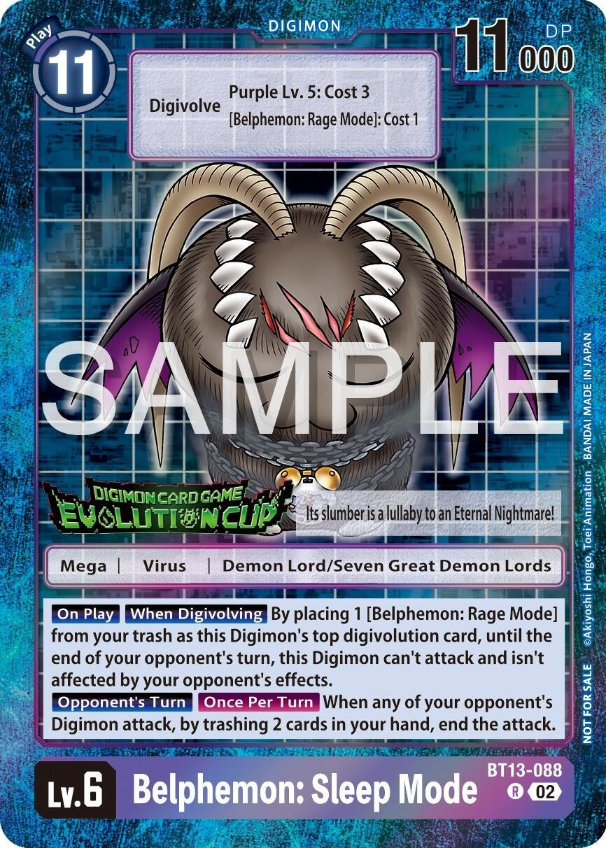 Image for Belphemon: Sleep Mode - BT13-088 (2024 Evolution Cup) (BT13) (13088)