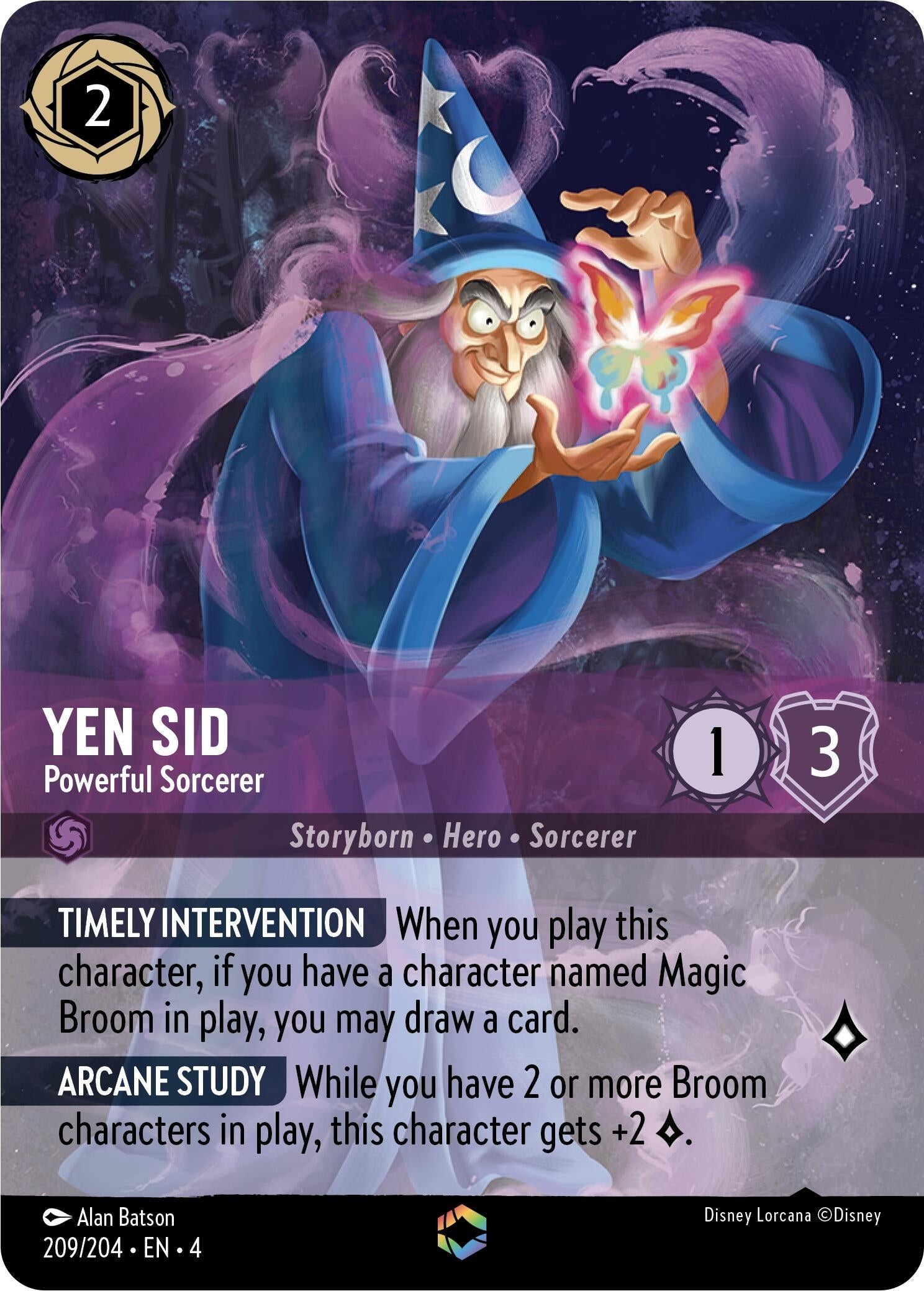 Image for Yen Sid - Powerful Sorcerer (Enchanted) (4) (209)