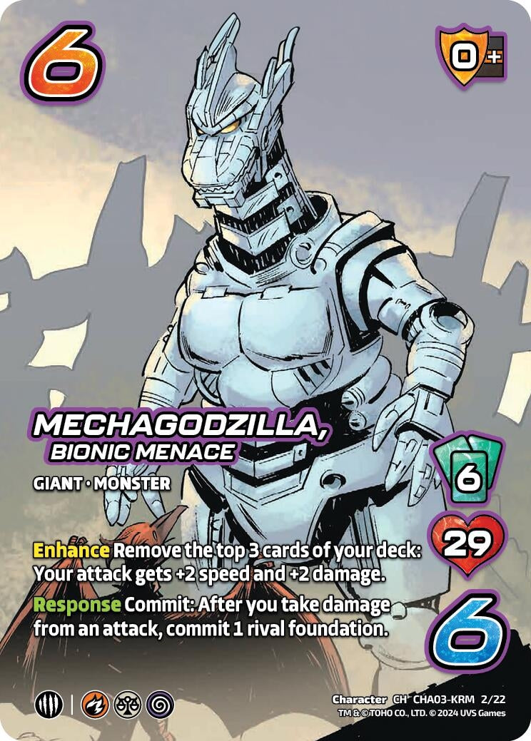 Image for Mechagodzilla, Bionic Menace (Challenger Series: Godzilla) (CHA03-KRM 2/22) - UniVersus