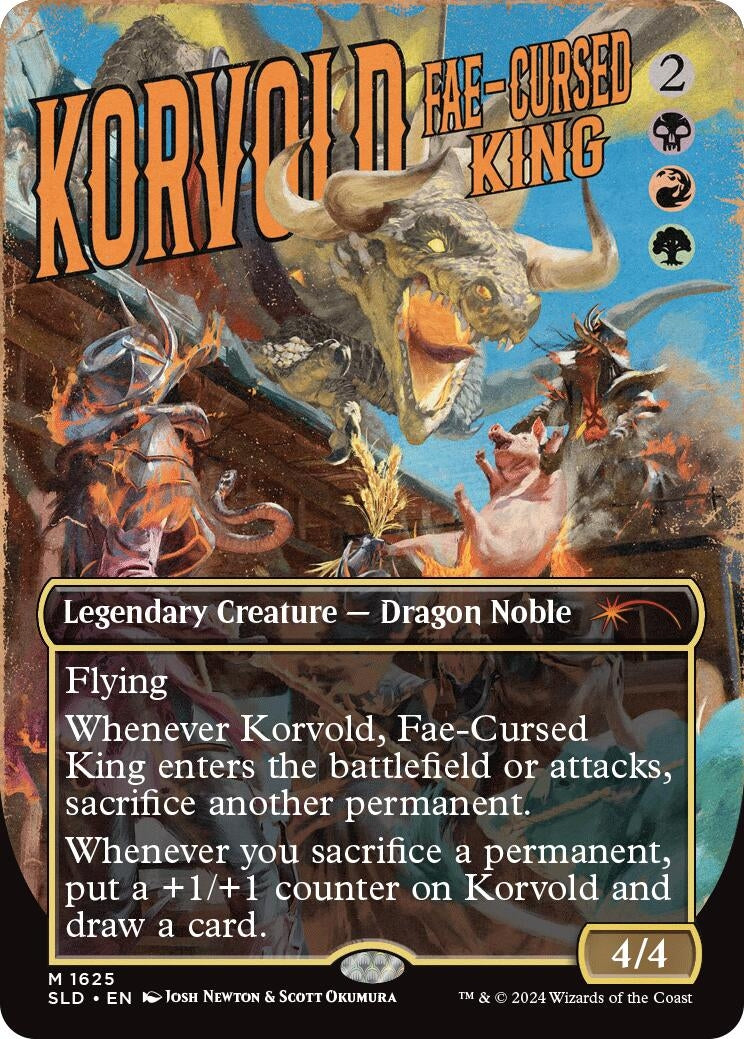 Image for Korvold, Fae-Cursed King (Secret Lair Drop Series) (1625) - Magic: The Gathering