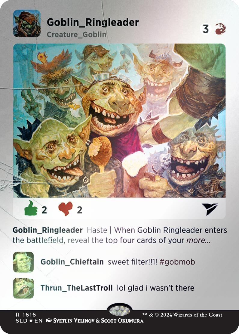 Image for Goblin Ringleader (Rainbow Foil) (Secret Lair Drop Series) (1616) - Magic: The Gathering