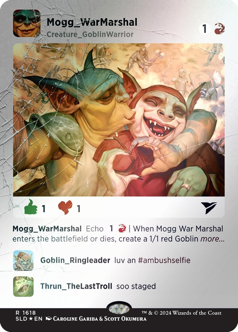 Image for Mogg War Marshal (Rainbow Foil) (Secret Lair Drop Series) (1618) - Magic: The Gathering