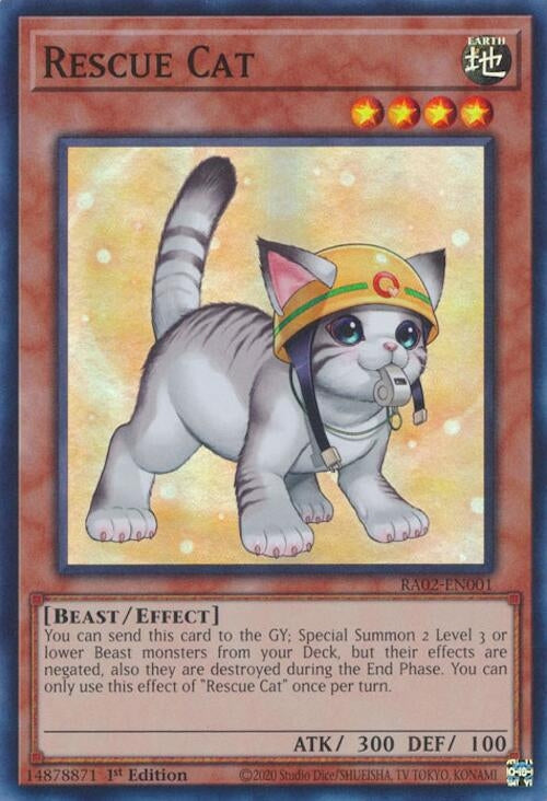 Image for Rescue Cat (Alternate Art) (25th Anniversary Rarity Collection II) (RA02-EN001) - YuGiOh