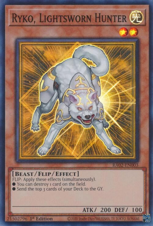 Image for Ryko, Lightsworn Hunter (25th Anniversary Rarity Collection II) (RA02-EN003) - YuGiOh