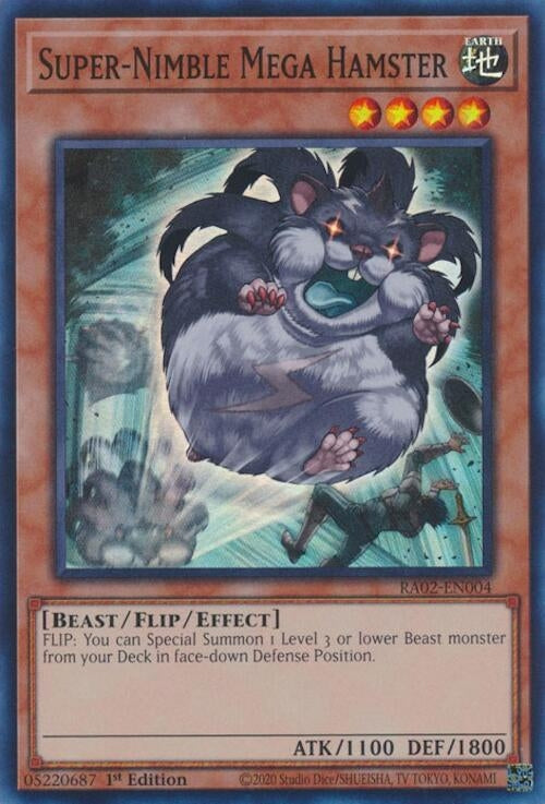 Image for Super-Nimble Mega Hamster (25th Anniversary Rarity Collection II) (RA02-EN004) - YuGiOh