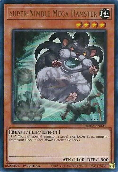 Image for Super-Nimble Mega Hamster (UR) (25th Anniversary Rarity Collection II) (RA02-EN004) - YuGiOh