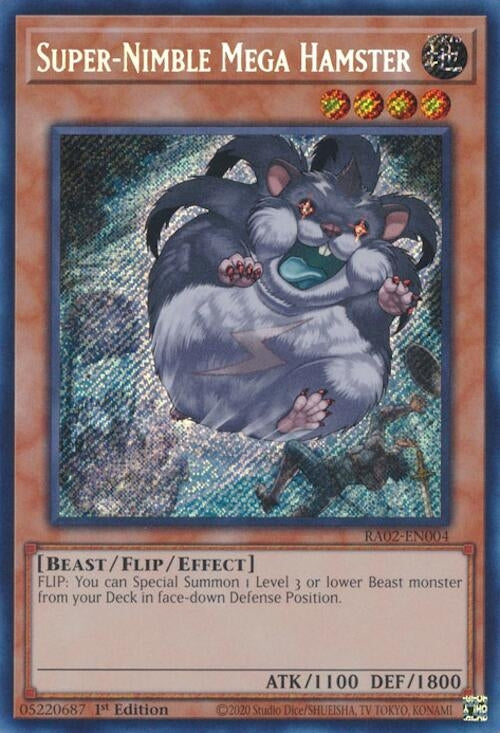 Image for Super-Nimble Mega Hamster (Secret Rare) (25th Anniversary Rarity Collection II) (RA02-EN004) - YuGiOh