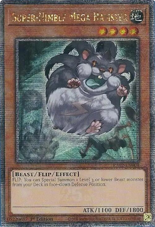 Image for Super-Nimble Mega Hamster (Quarter Century Secret Rare) (25th Anniversary Rarity Collection II) (RA02-EN004) - YuGiOh