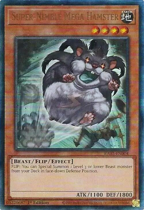 Image for Super-Nimble Mega Hamster (PUR) (25th Anniversary Rarity Collection II) (RA02-EN004) - YuGiOh