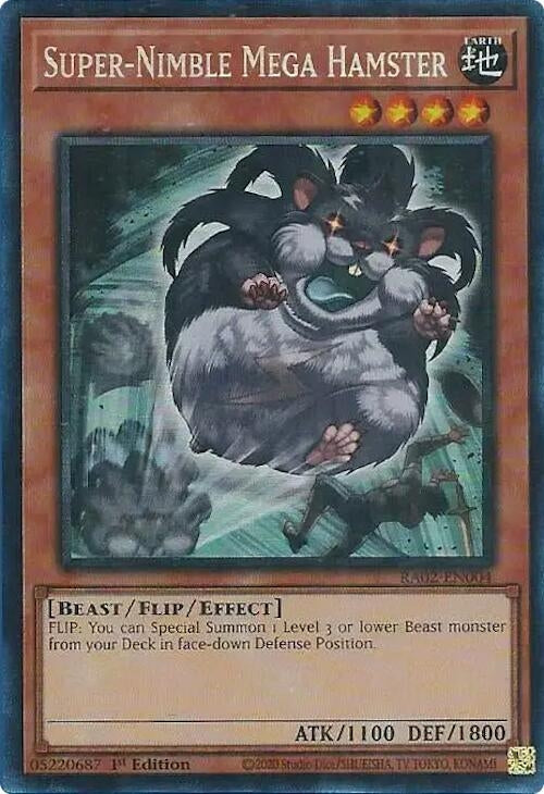 Image for Super-Nimble Mega Hamster (PCR) (25th Anniversary Rarity Collection II) (RA02-EN004) - YuGiOh