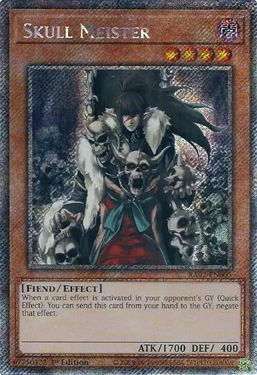 Image for Skull Meister (Platinum Secret Rare) (25th Anniversary Rarity Collection II) (RA02-EN005) - YuGiOh