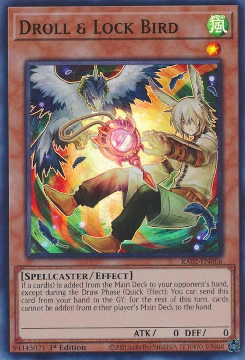 Image for Droll & Lock Bird (Alternate Art) (25th Anniversary Rarity Collection II) (RA02-EN006) - YuGiOh