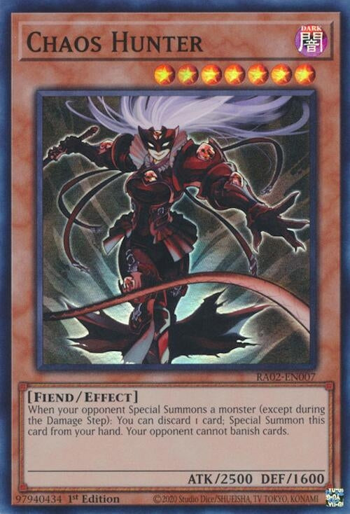 Image for Chaos Hunter (25th Anniversary Rarity Collection II) (RA02-EN007) - YuGiOh