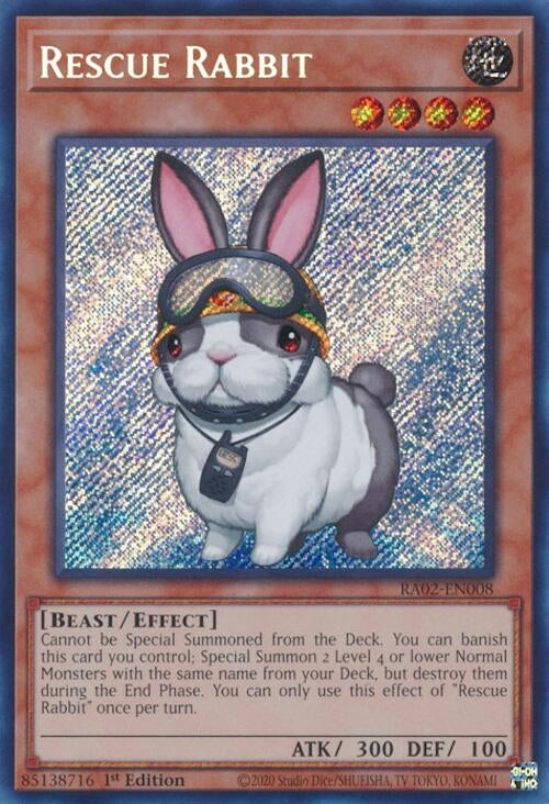 Image for Rescue Rabbit (Secret Rare) (25th Anniversary Rarity Collection II) (RA02-EN008) - YuGiOh
