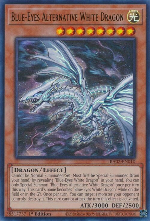Image for Blue-Eyes Alternative White Dragon (25th Anniversary Rarity Collection II) (RA02-EN010) - YuGiOh