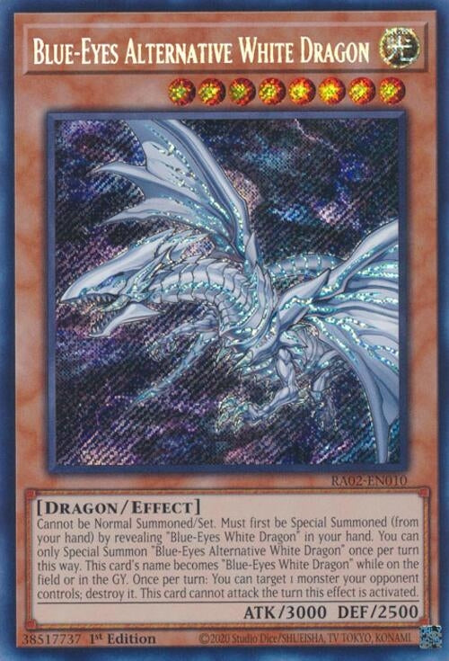 Image for Blue-Eyes Alternative White Dragon (Secret Rare) (25th Anniversary Rarity Collection II) (RA02-EN010) - YuGiOh