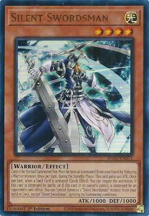 Image for Silent Swordsman (UR) (25th Anniversary Rarity Collection II) (RA02-EN011) - YuGiOh
