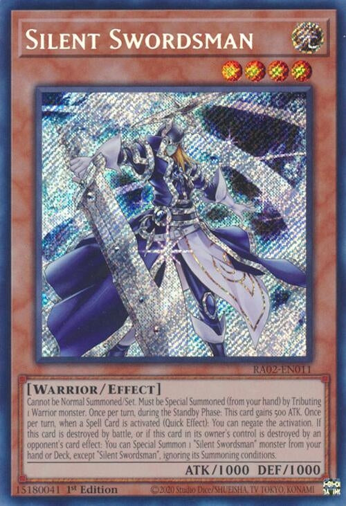 Image for Silent Swordsman (Secret Rare) (25th Anniversary Rarity Collection II) (RA02-EN011) - YuGiOh