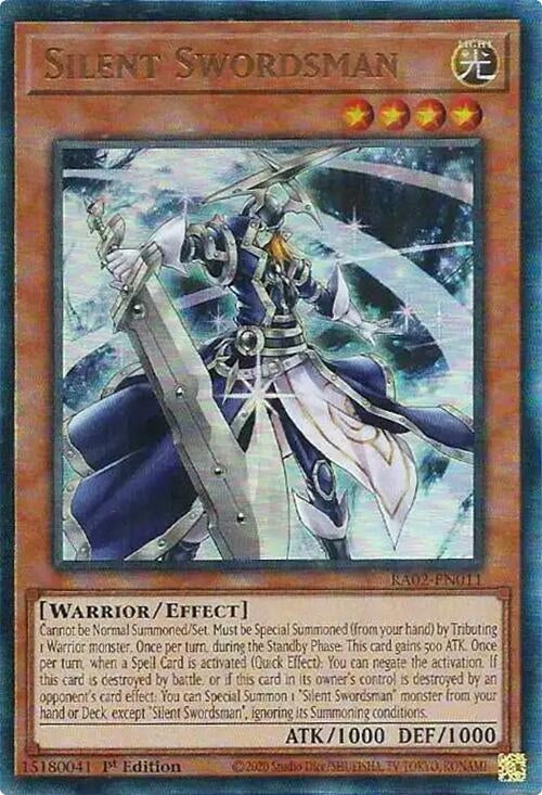Image for Silent Swordsman (PUR) (25th Anniversary Rarity Collection II) (RA02-EN011) - YuGiOh