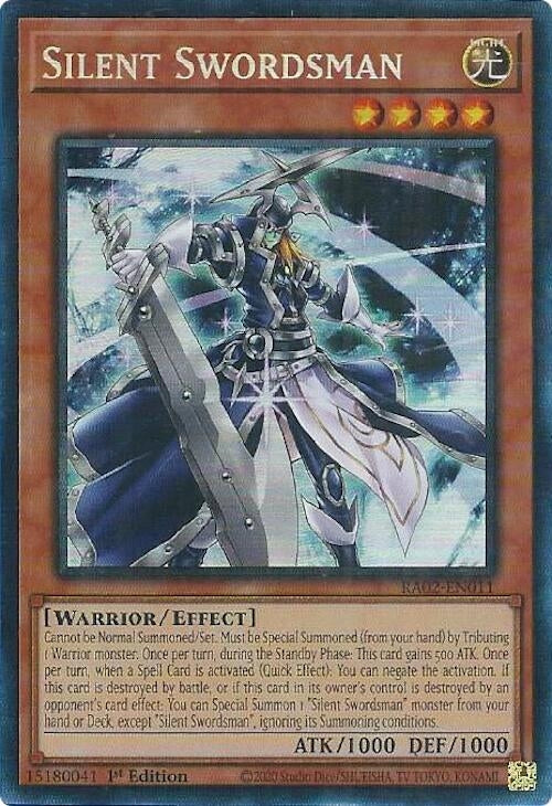 Image for Silent Swordsman (PCR) (25th Anniversary Rarity Collection II) (RA02-EN011) - YuGiOh
