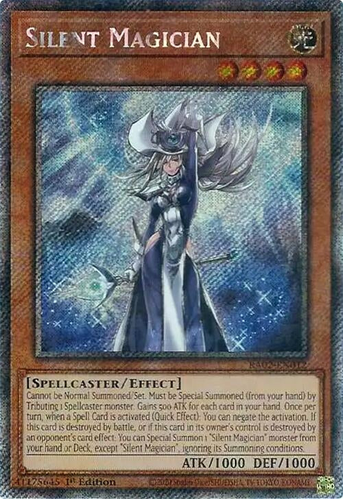 Image for Silent Magician (Platinum Secret Rare) (25th Anniversary Rarity Collection II) (RA02-EN012) - YuGiOh