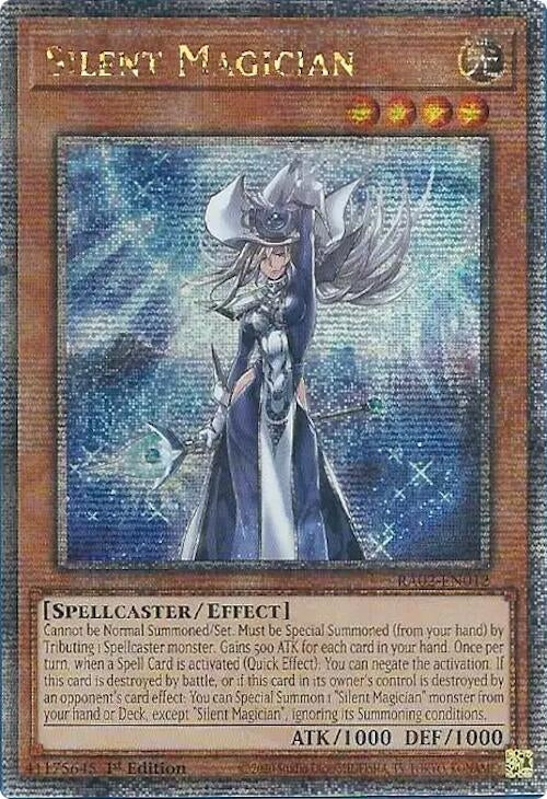 Image for Silent Magician (Quarter Century Secret Rare) (25th Anniversary Rarity Collection II) (RA02-EN012) - YuGiOh
