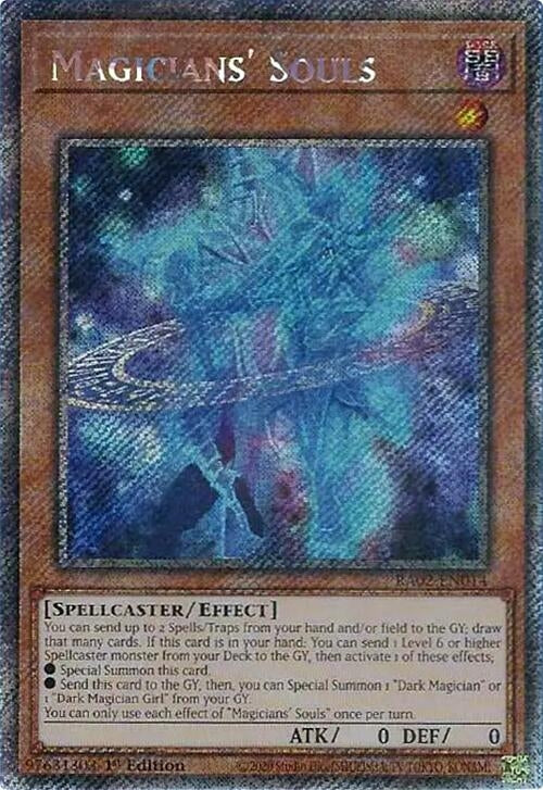 Image for Magicians' Souls (Platinum Secret Rare) (25th Anniversary Rarity Collection II) (RA02-EN014) - YuGiOh