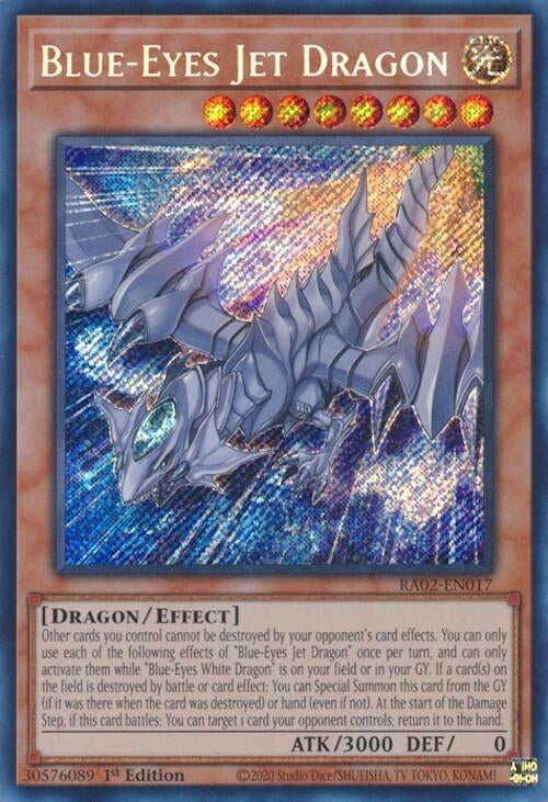 Image for Blue-Eyes Jet Dragon (Secret Rare) (25th Anniversary Rarity Collection II) (RA02-EN017) - YuGiOh