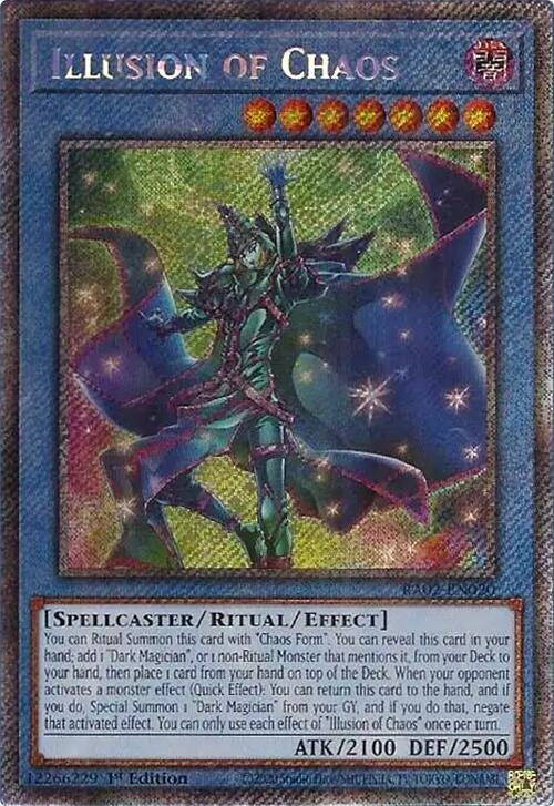 Image for Illusion of Chaos (Platinum Secret Rare) (25th Anniversary Rarity Collection II) (RA02-EN020) - YuGiOh