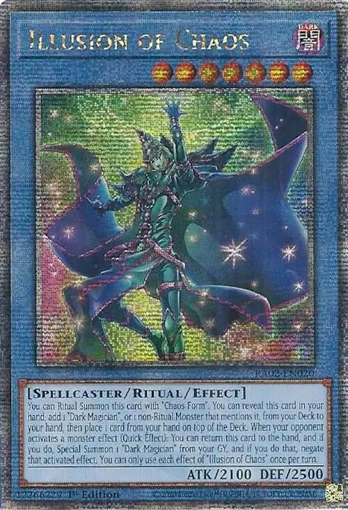 Image for Illusion of Chaos (Quarter Century Secret Rare) (25th Anniversary Rarity Collection II) (RA02-EN020) - YuGiOh