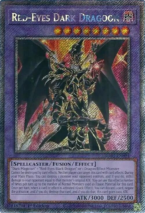 Image for Red-Eyes Dark Dragoon (Platinum Secret Rare) (25th Anniversary Rarity Collection II) (RA02-EN021) - YuGiOh