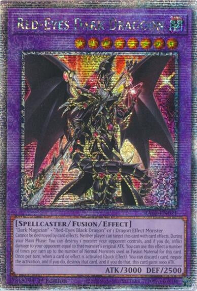 Image for Red-Eyes Dark Dragoon (Quarter Century Secret Rare) (25th Anniversary Rarity Collection II) (RA02-EN021) - YuGiOh