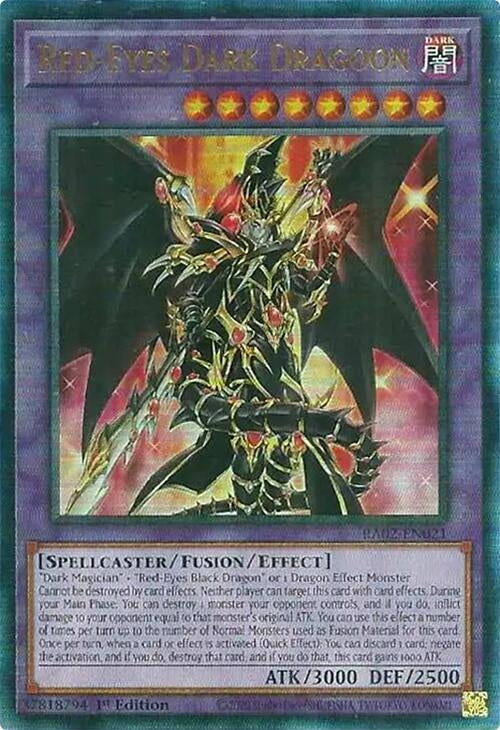 Image for Red-Eyes Dark Dragoon (PUR) (25th Anniversary Rarity Collection II) (RA02-EN021) - YuGiOh