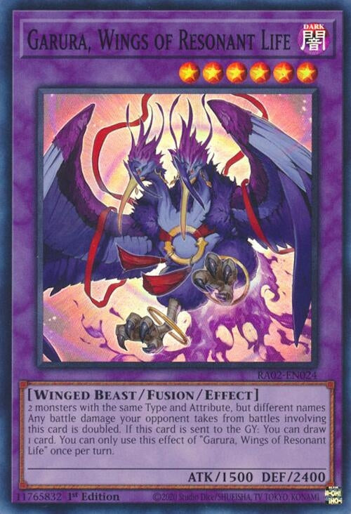 Image for Garura, Wings of Resonant Life (25th Anniversary Rarity Collection II) (RA02-EN024) - YuGiOh