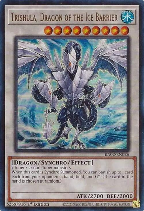 Image for Trishula, Dragon of the Ice Barrier (UR) (25th Anniversary Rarity Collection II) (RA02-EN026) - YuGiOh