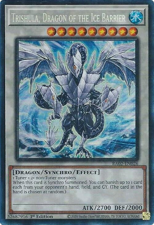 Image for Trishula, Dragon of the Ice Barrier (PCR) (25th Anniversary Rarity Collection II) (RA02-EN026) - YuGiOh